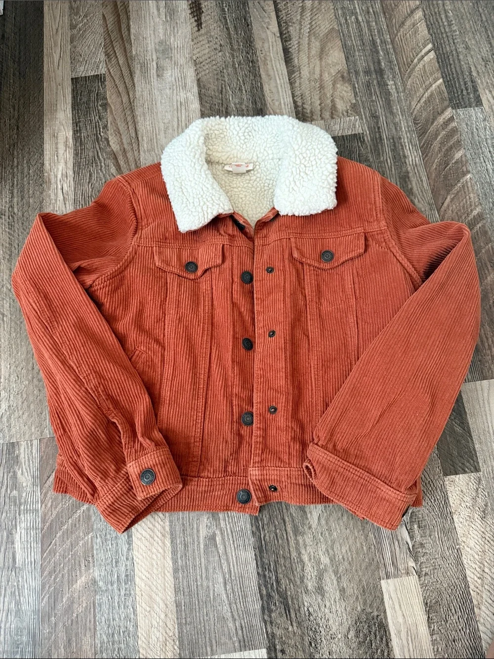 Corduroy jacket, girls size 10/12
